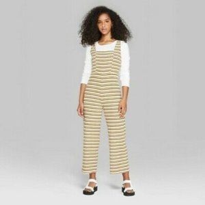 Wild Fable Multicolored Square Neck Knit Jumpsuit